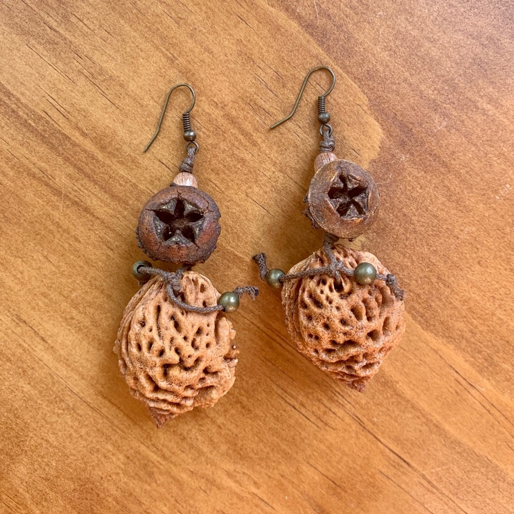 Handmade nature earrings